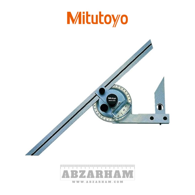زاویه‌سنج ذره‌بین‌دار میتوتویو 30 سانتی‌متر مدل 901-187