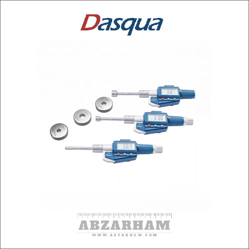 ست میکرومتر داخل سه فک دیجیتال داسکوا 50-20 میلی‌متر مدل 9215-4511