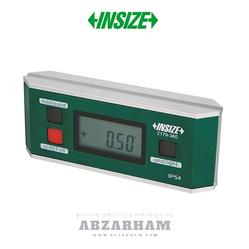 شیب‌سنج و زاویه‌سنج دیجیتال اینسایز 360-0 درجه IP54 مدل 360-2179