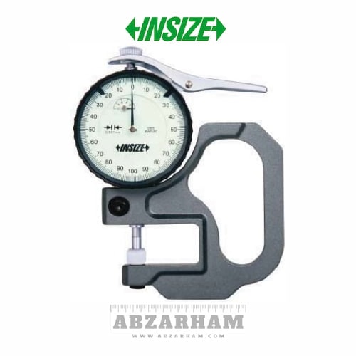 ضخامت‌سنج ورق ساعتی اینسایز 1-0 میلی‌متر دقت 0.001 میلی‌متر مدل 1-2364